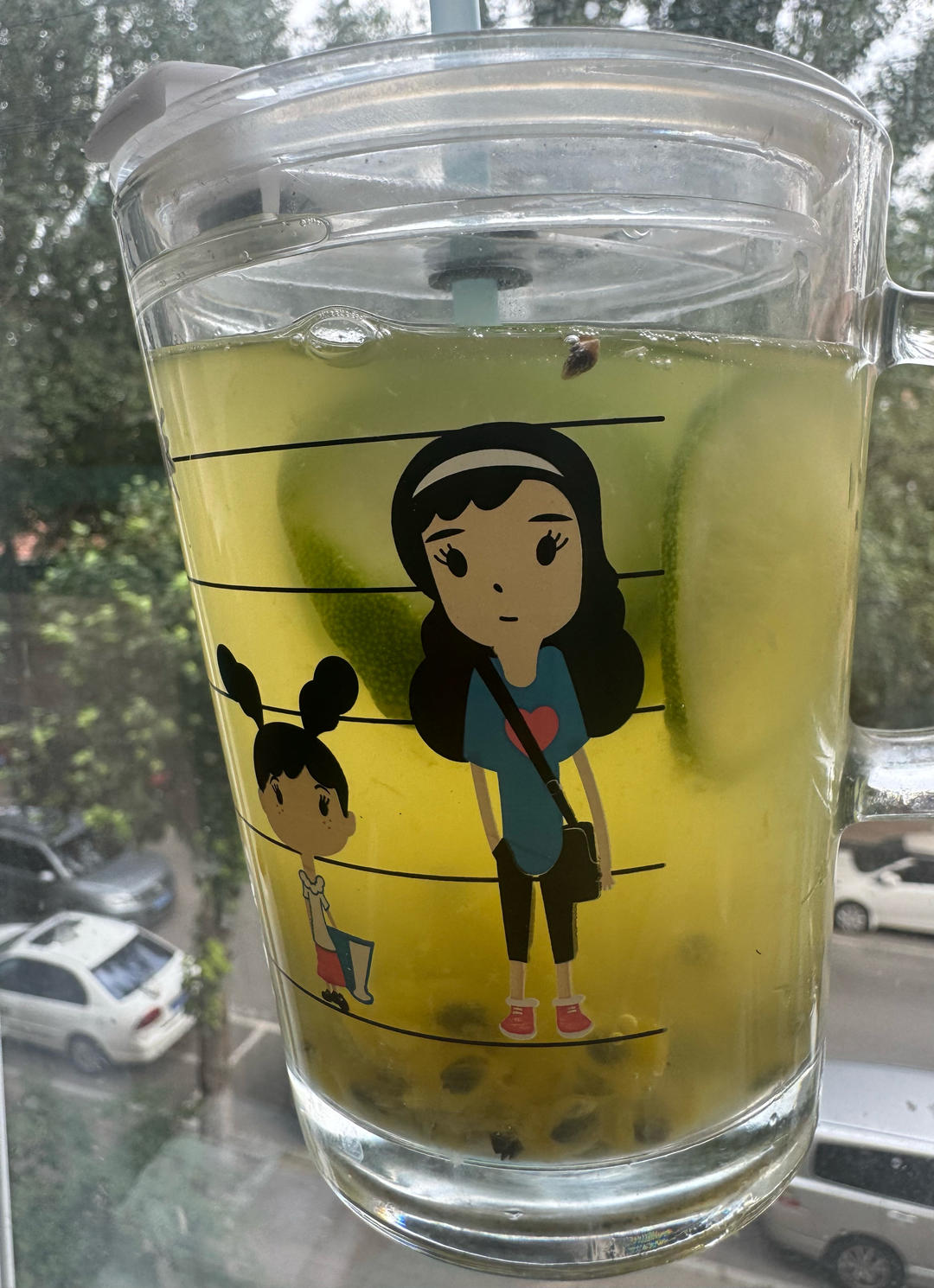 百香果青柠茶