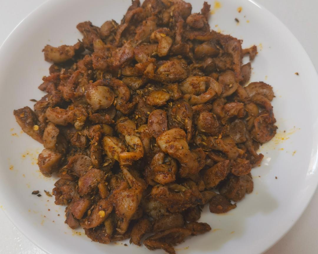 聊天必备烧烤味鸡胗