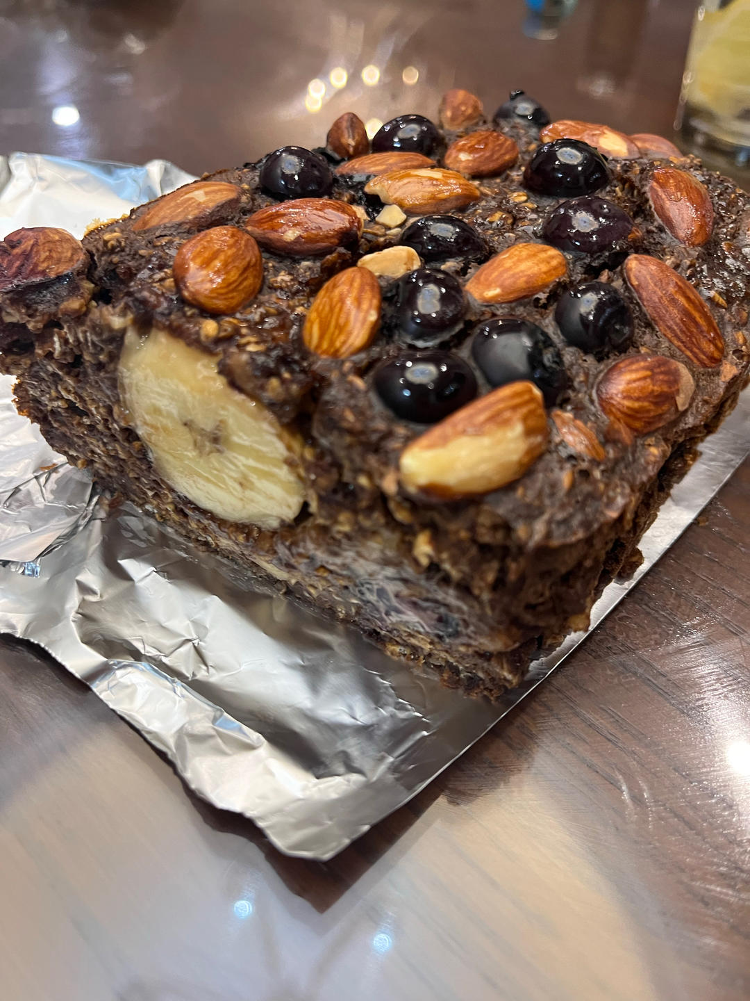 帕梅拉减脂❗️甜品🍰可可燕麦黑巧香蕉磅蛋糕