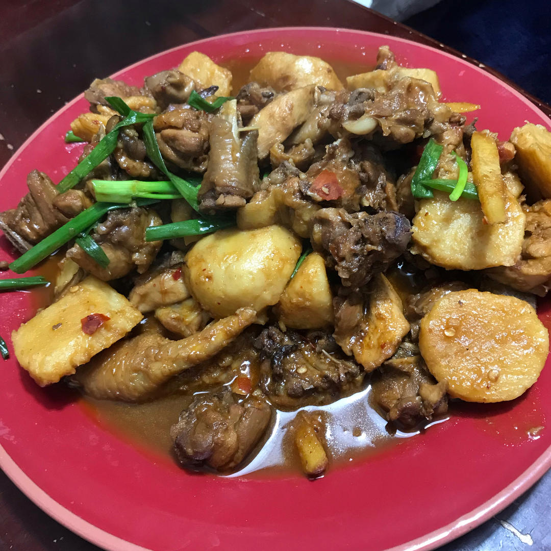 跟妈妈偷学的芋儿鸡，老公说可以去开店了