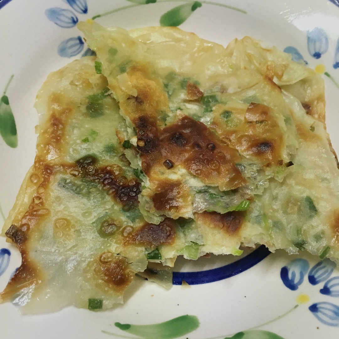 饺子皮葱油饼/手抓饼【饺子皮再利用