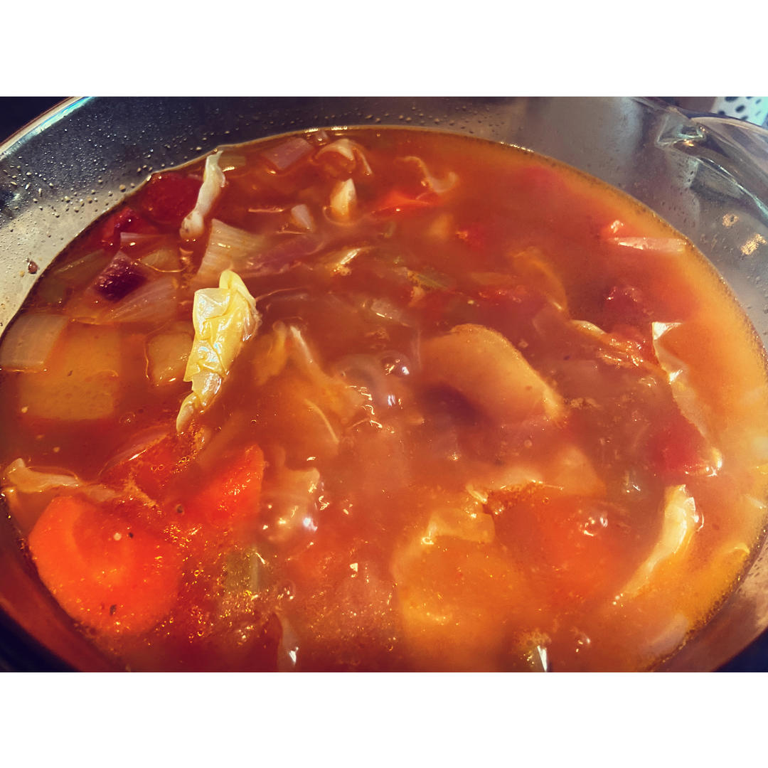 一份适合夏天喝的酸酸的罗宋汤，超级正宗的做法