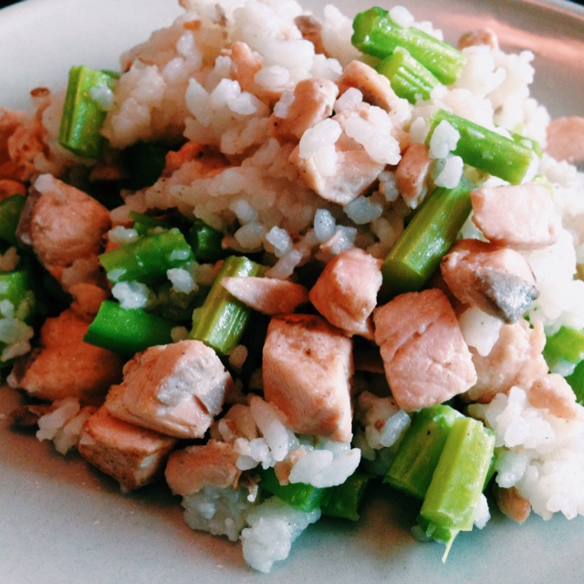 三文鱼炒饭