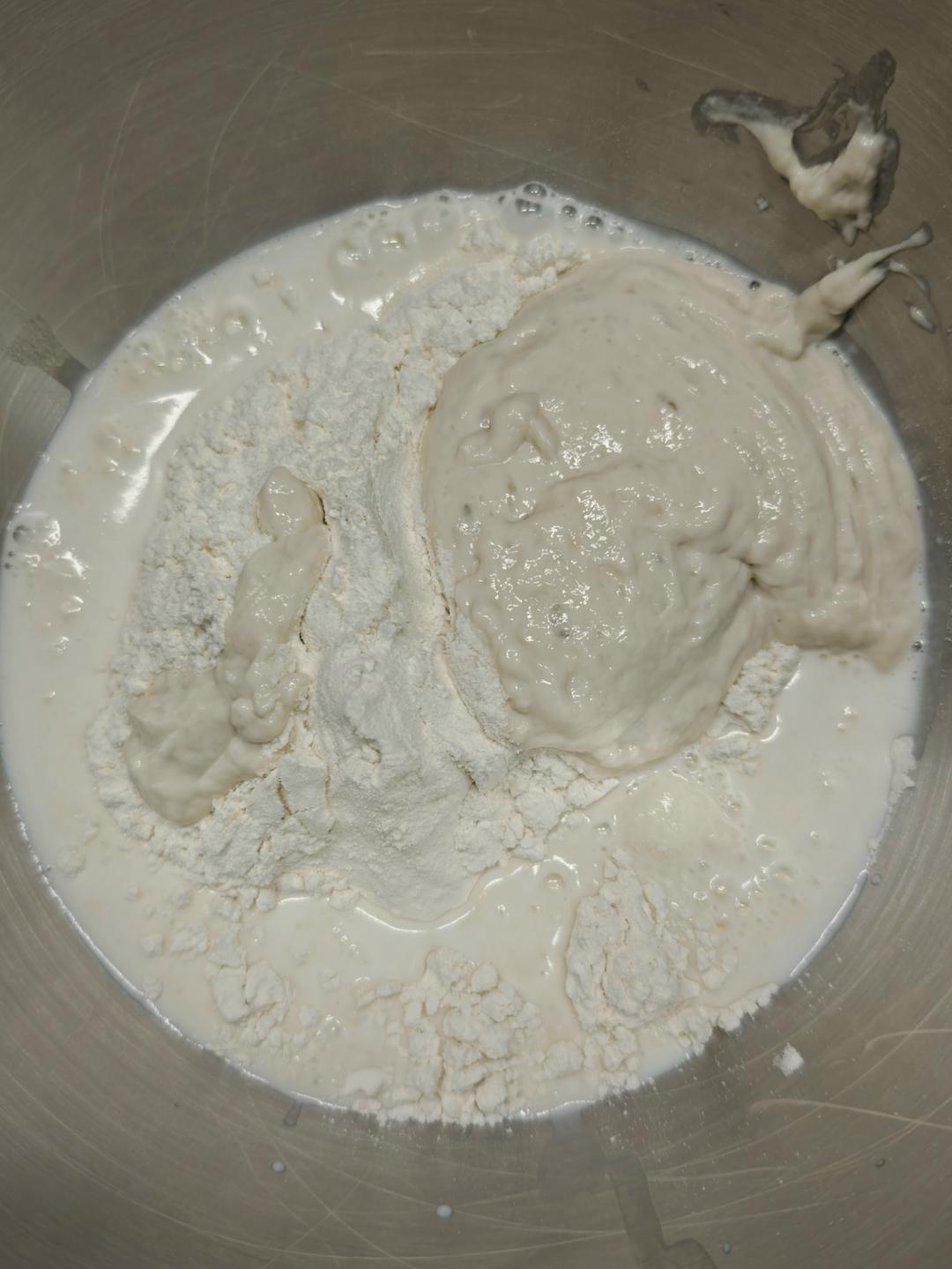纯奶手撕吐司的做法 步骤1
