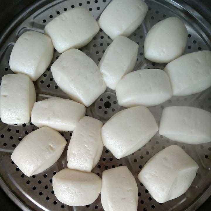 广式馒头（刀切，圆形。馒头。附视频。一次性发酵）