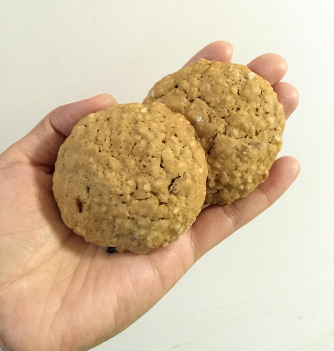 黄糖燕麦葡萄甜饼