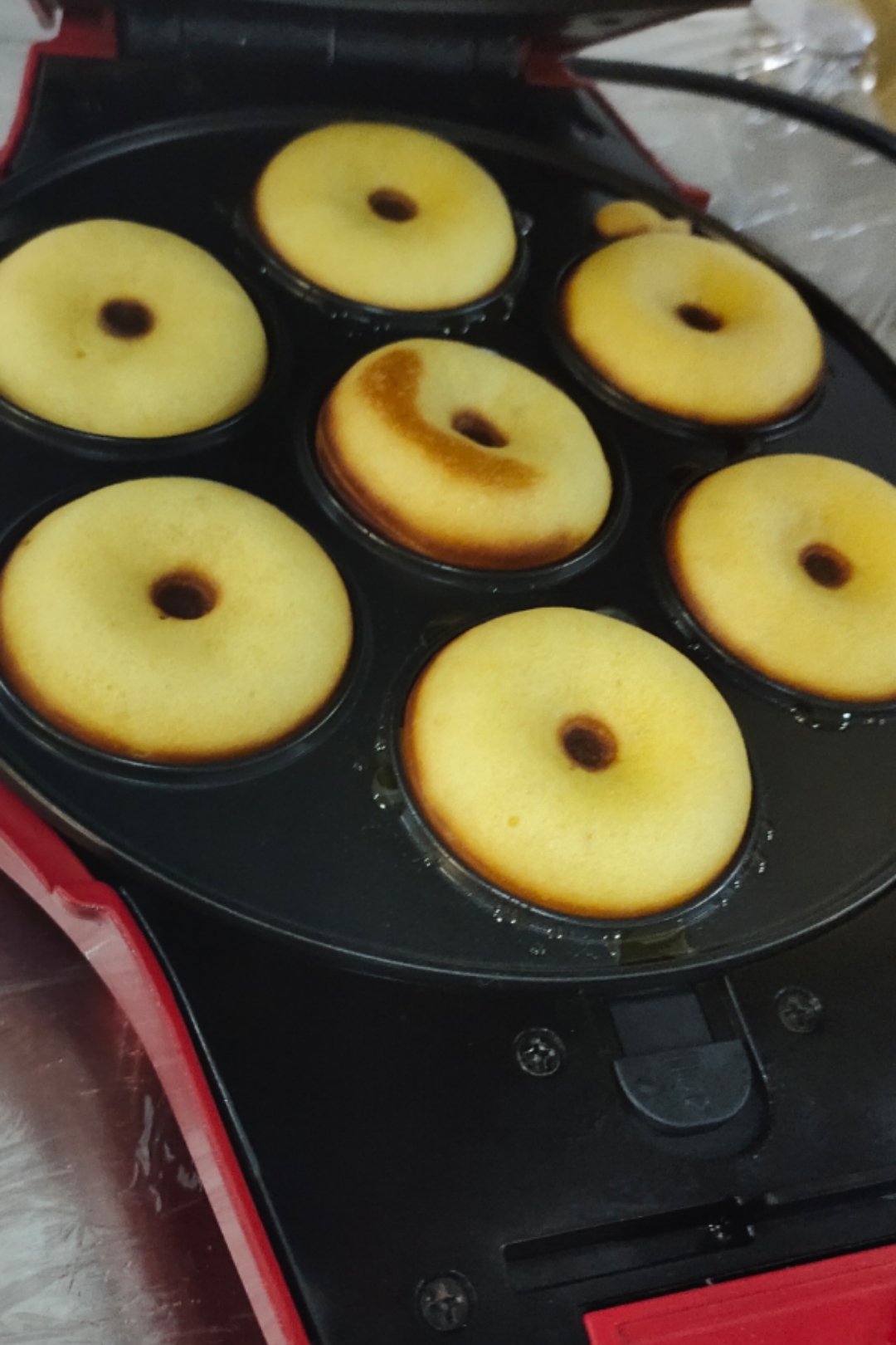 甜甜圈蛋糕🍩IKEN华夫饼机4x3（植物油版）可烤箱