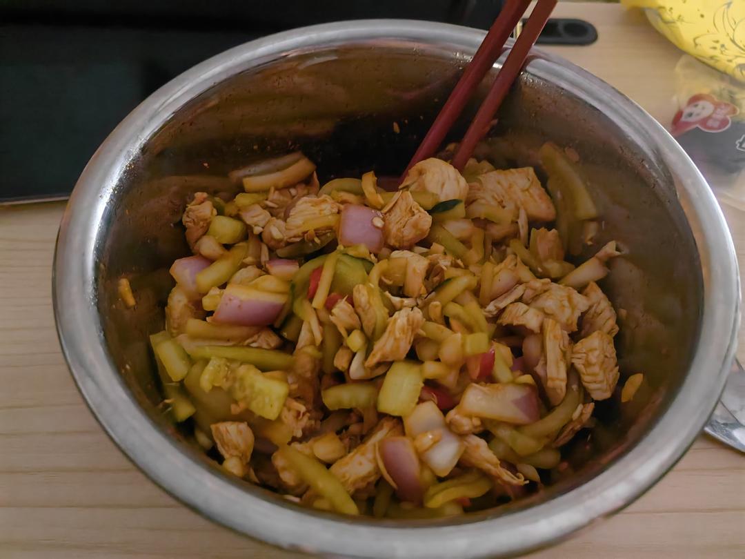 鸡胸肉这样做巨好吃❗️凉拌鸡丝😋低脂高蛋白