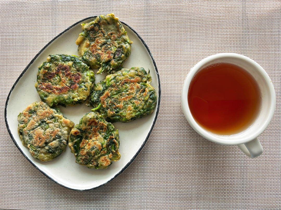 跟米其林餐厅学来的【草头饼】，来一口江南春
