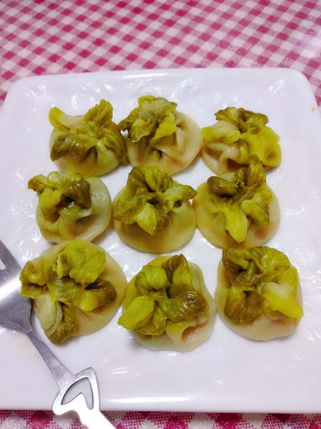 白菜（百财）蒸饺