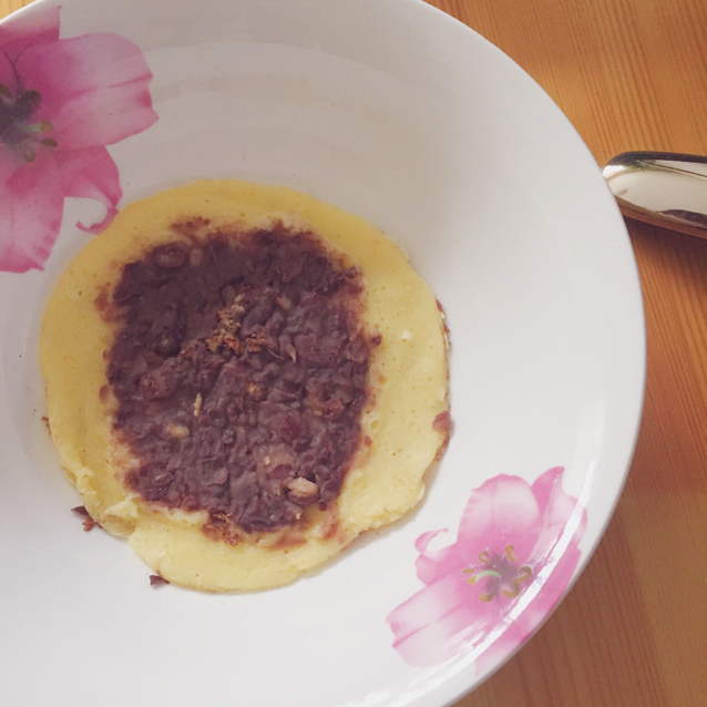 牛奶蜜豆小煎饼