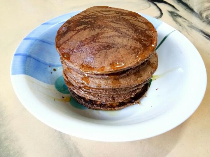 香蕉松饼(无油无糖全麦粉版)