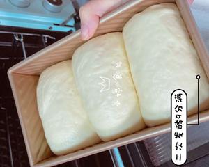 小婷食光🔆☁️奶香北海道吐司.柏翠9709面包机和面法的做法 步骤10