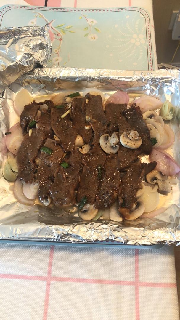 烤箱做嫩牛肉--锡纸牛肉
