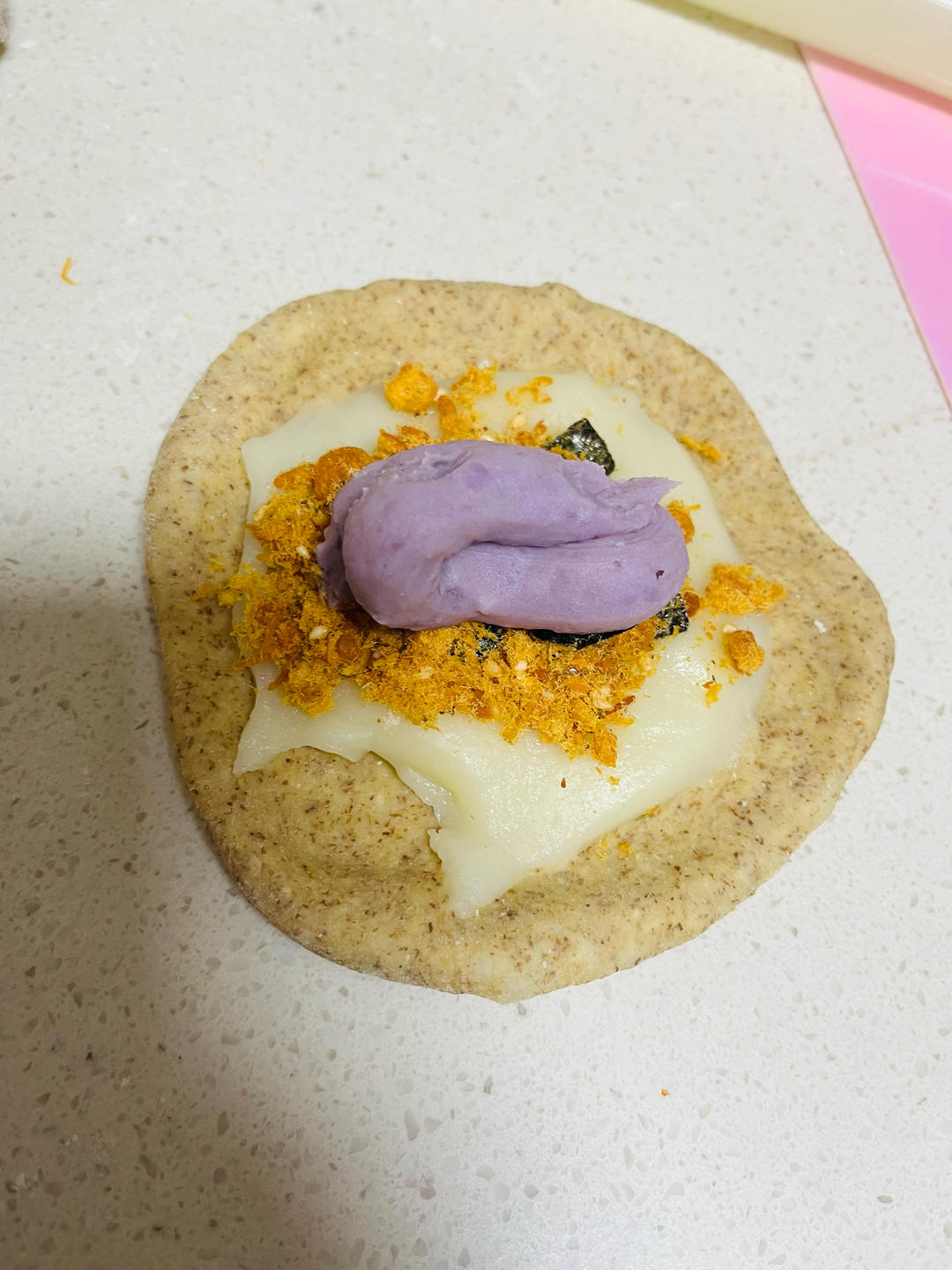 芋泥麻薯肉松欧包🥖🥖