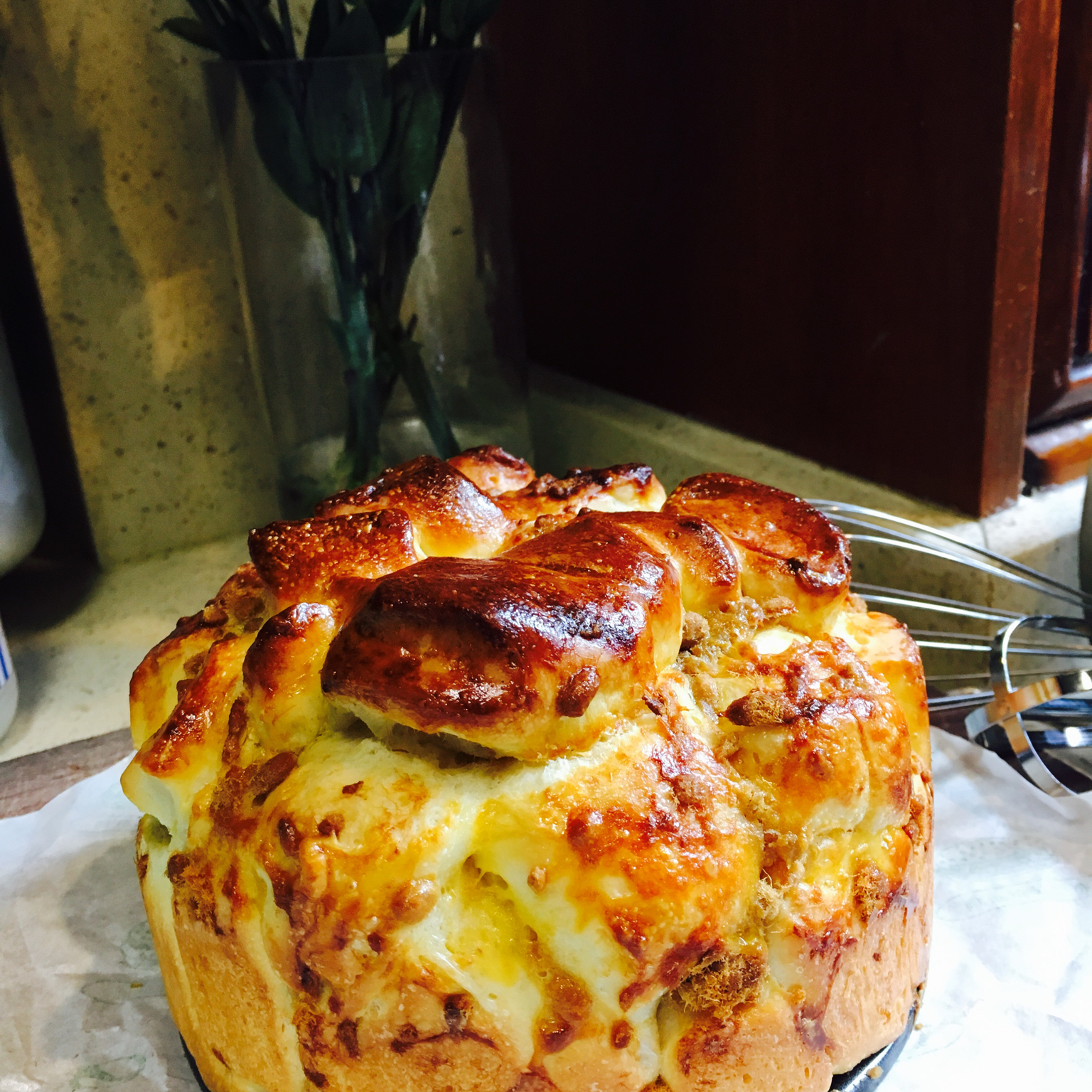 奶酪香肠手撕包