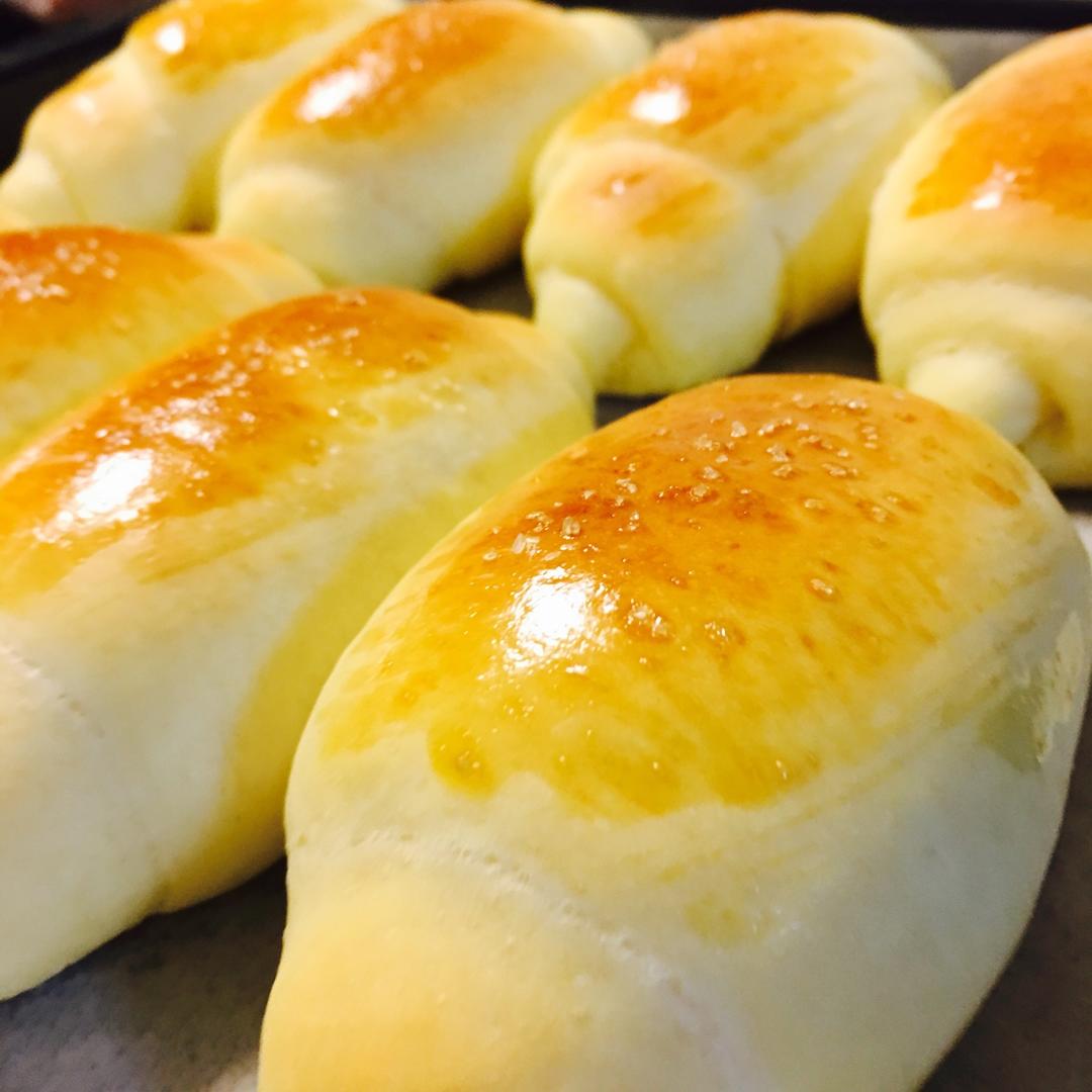 日式海盐牛角面包