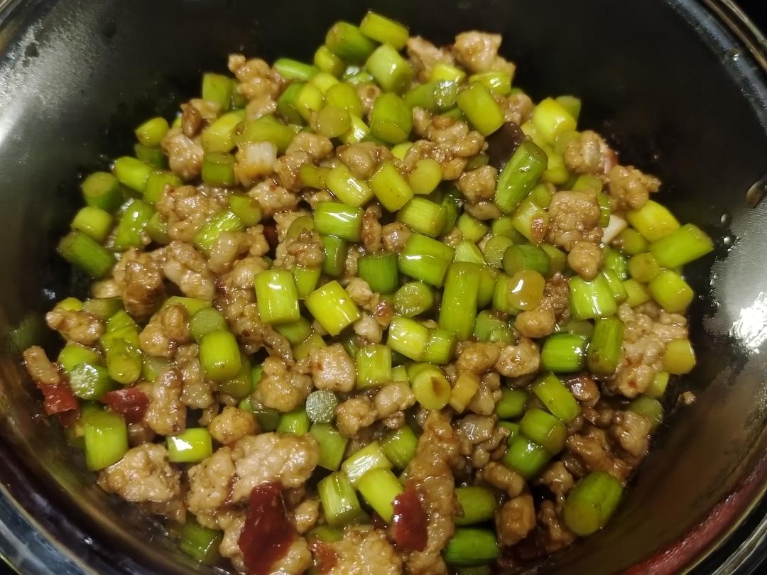 下饭菜～蒜苔肉末