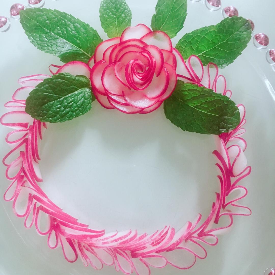 巧做樱桃萝卜花