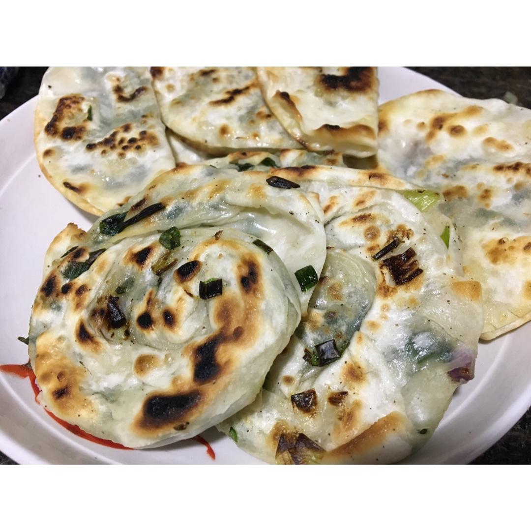 饺子皮葱油饼