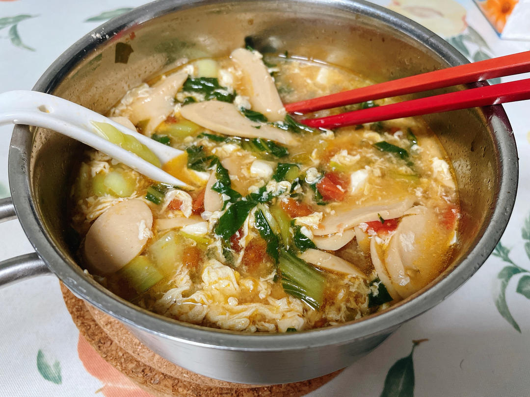 10分钟就能搞定的低脂酸辣汤❗好喝又开胃