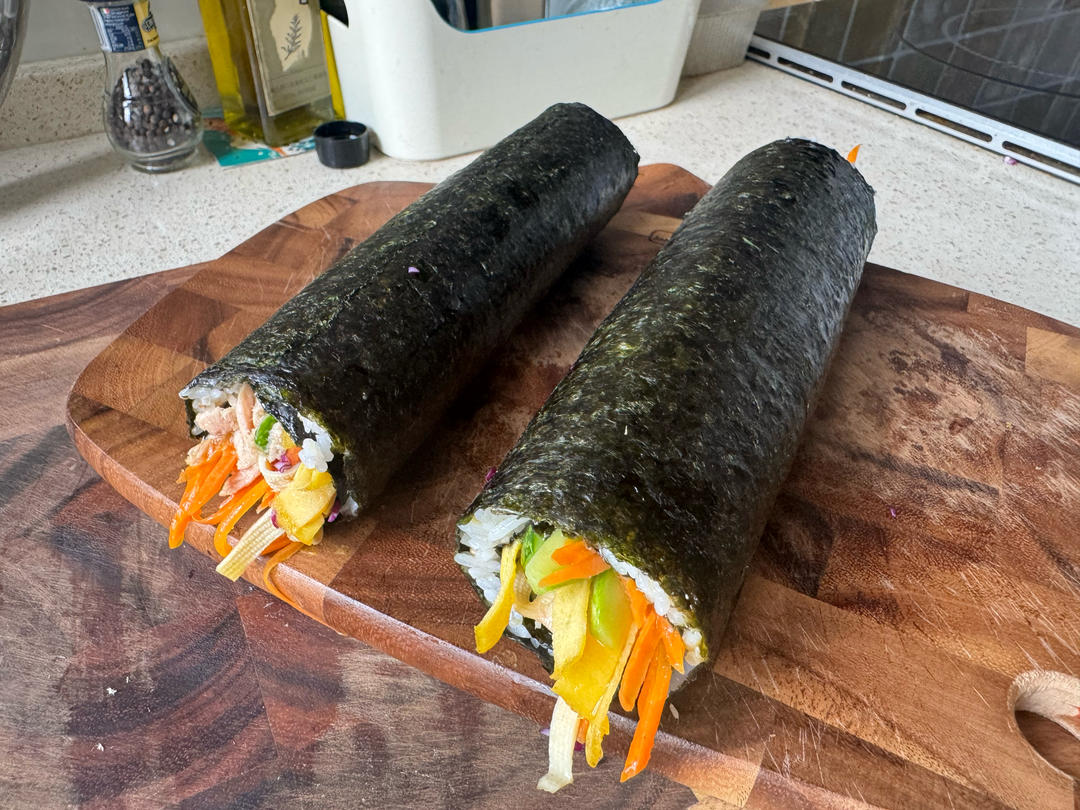 高颜值的紫菜包饭