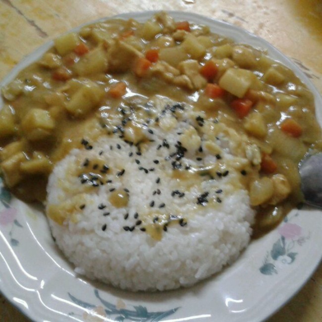 咖喱鸡饭