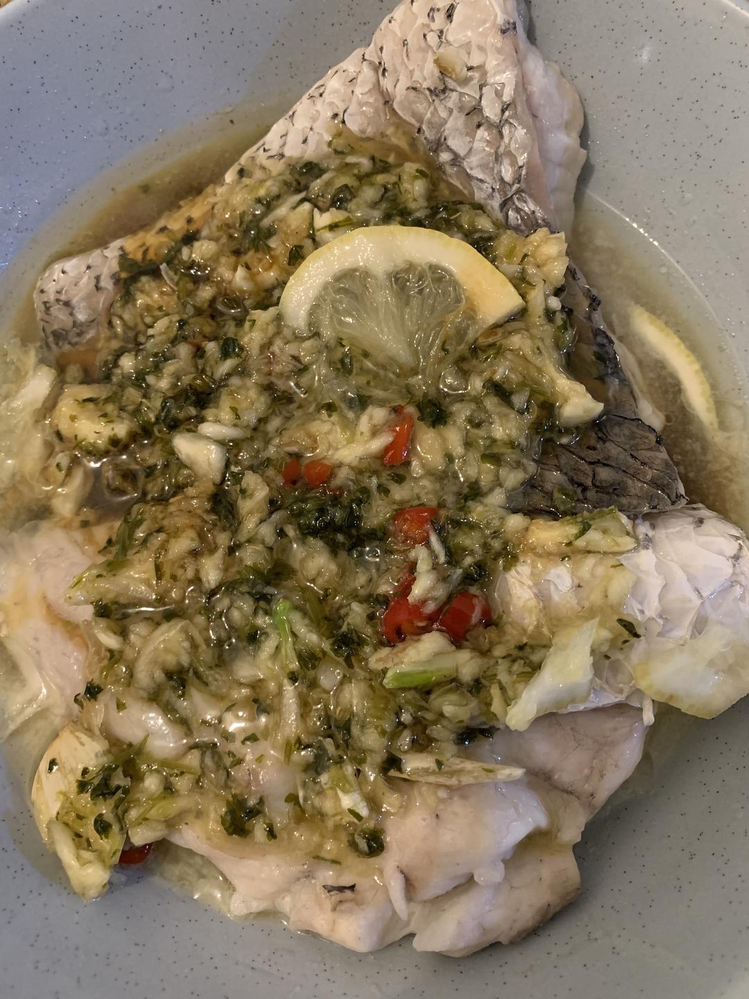 泰式清蒸酸甜口盲曹Barramundi