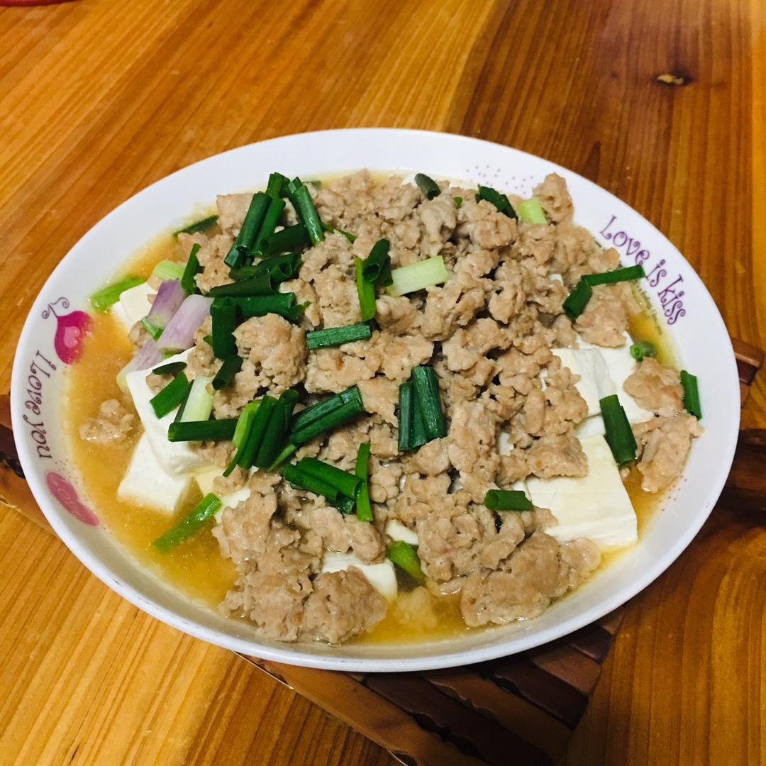 肉末蒸豆腐