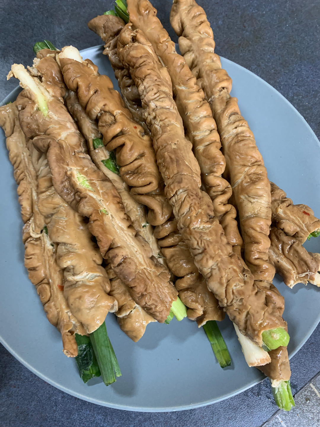 葱烤猪大肠