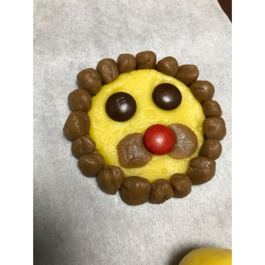 椰子味迷你MM豆曲奇小饼