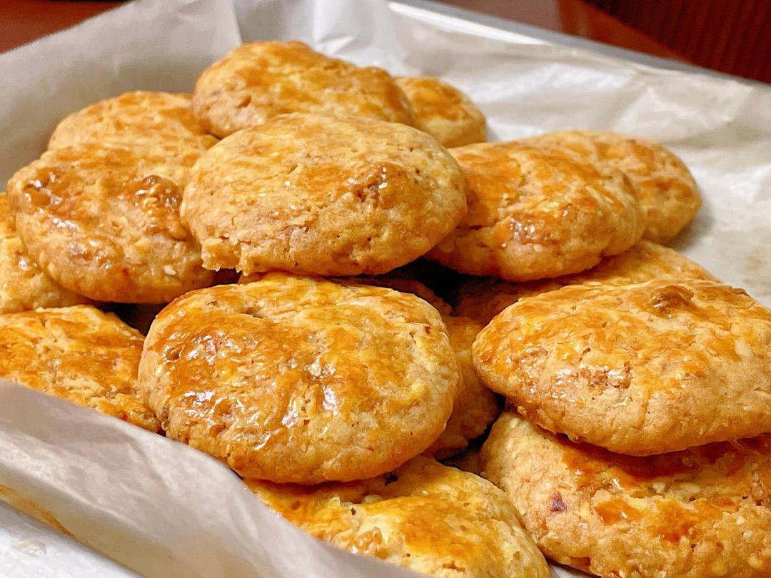 广式鸡仔饼(内有玻璃肉做法)