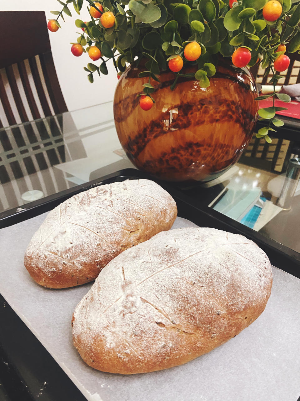 🔥无糖低脂❗️香蕉🍌全麦核桃面包