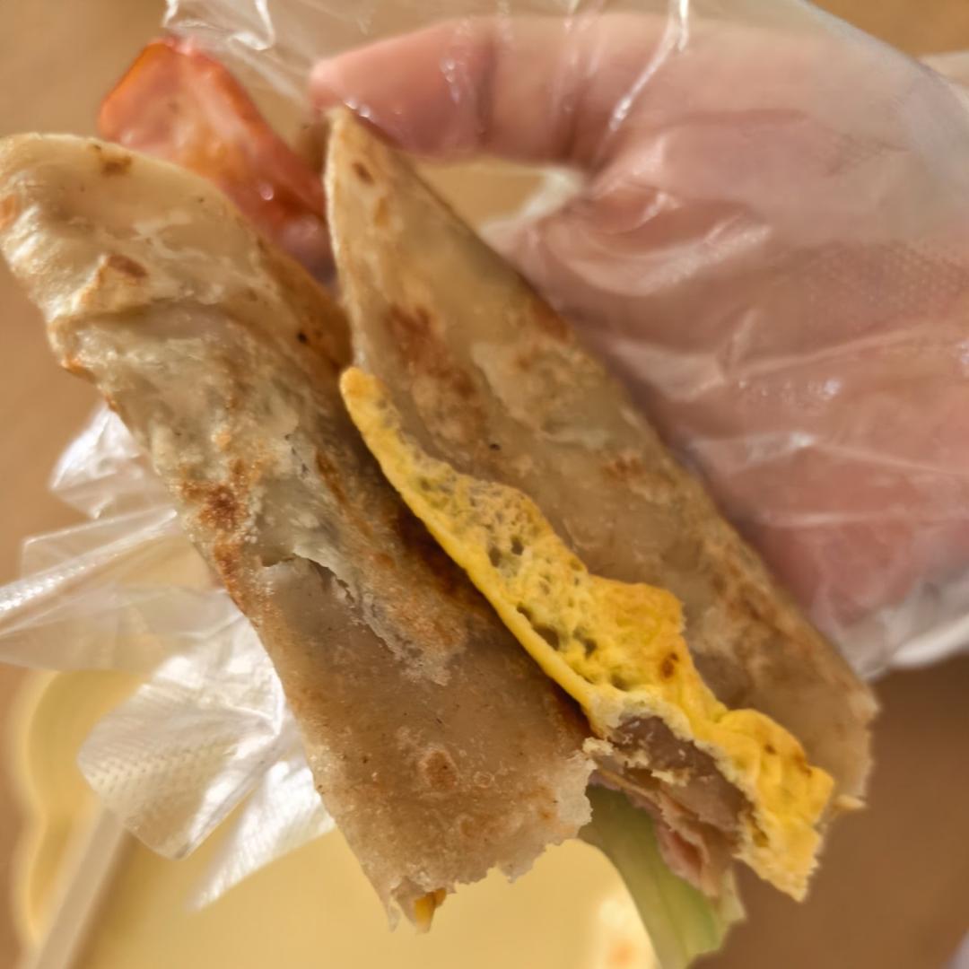 三分钟就可以做好孩子的早餐（手抓饼）