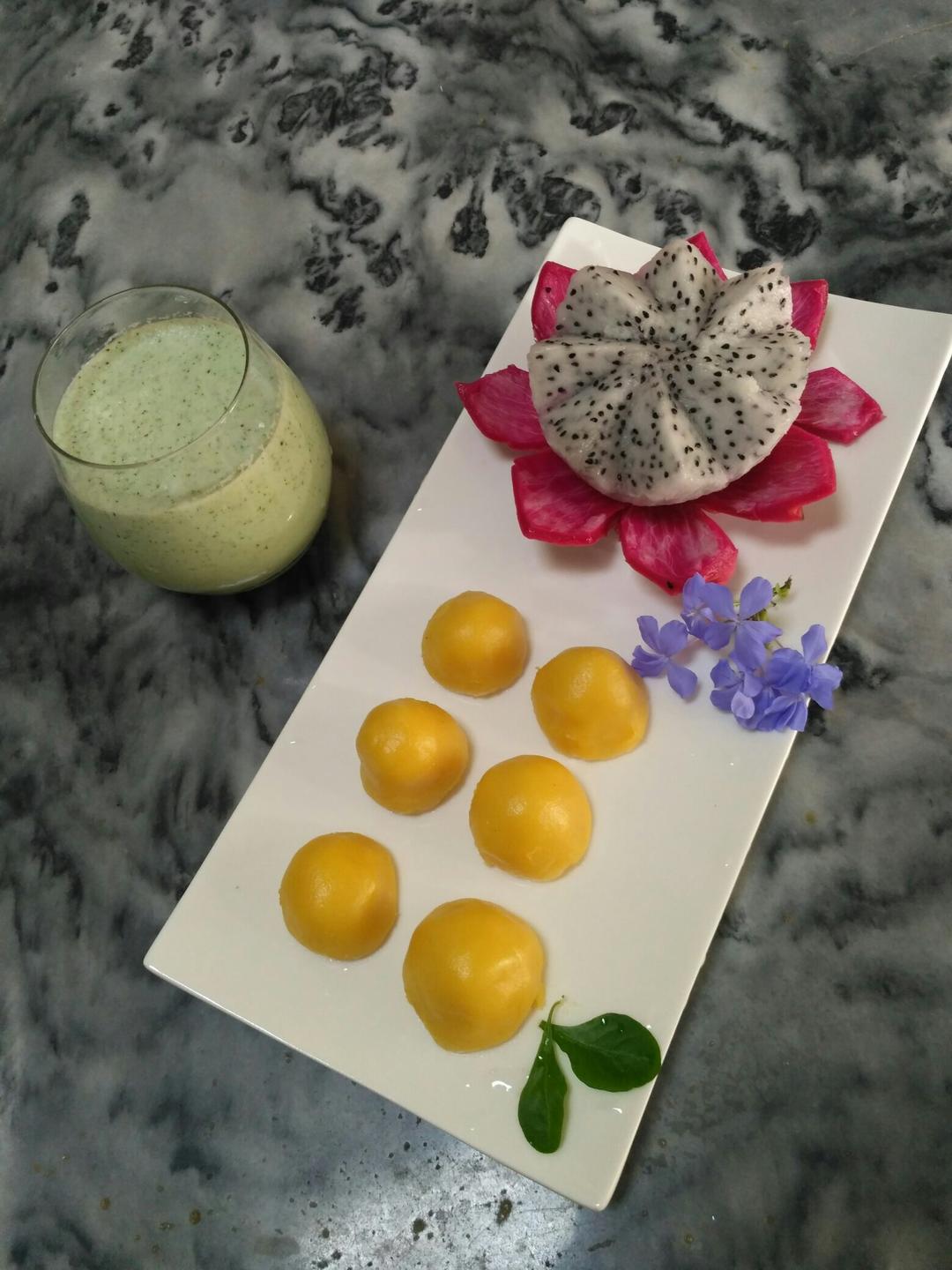 奶香糯米窝窝头