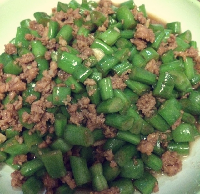 肉末四季豆