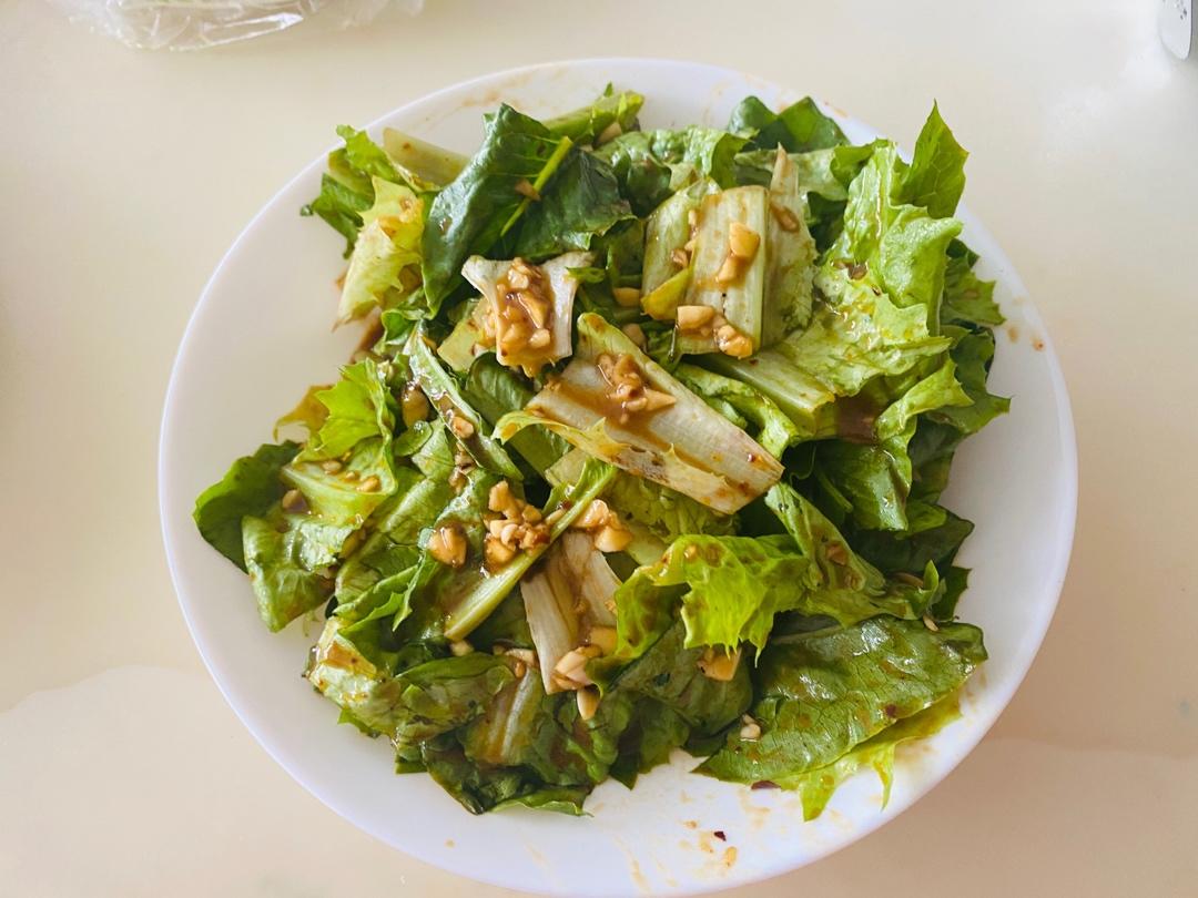 最好吃的凉拌油麦菜