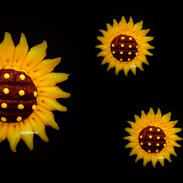 【向日葵】巧克力玉米馒头