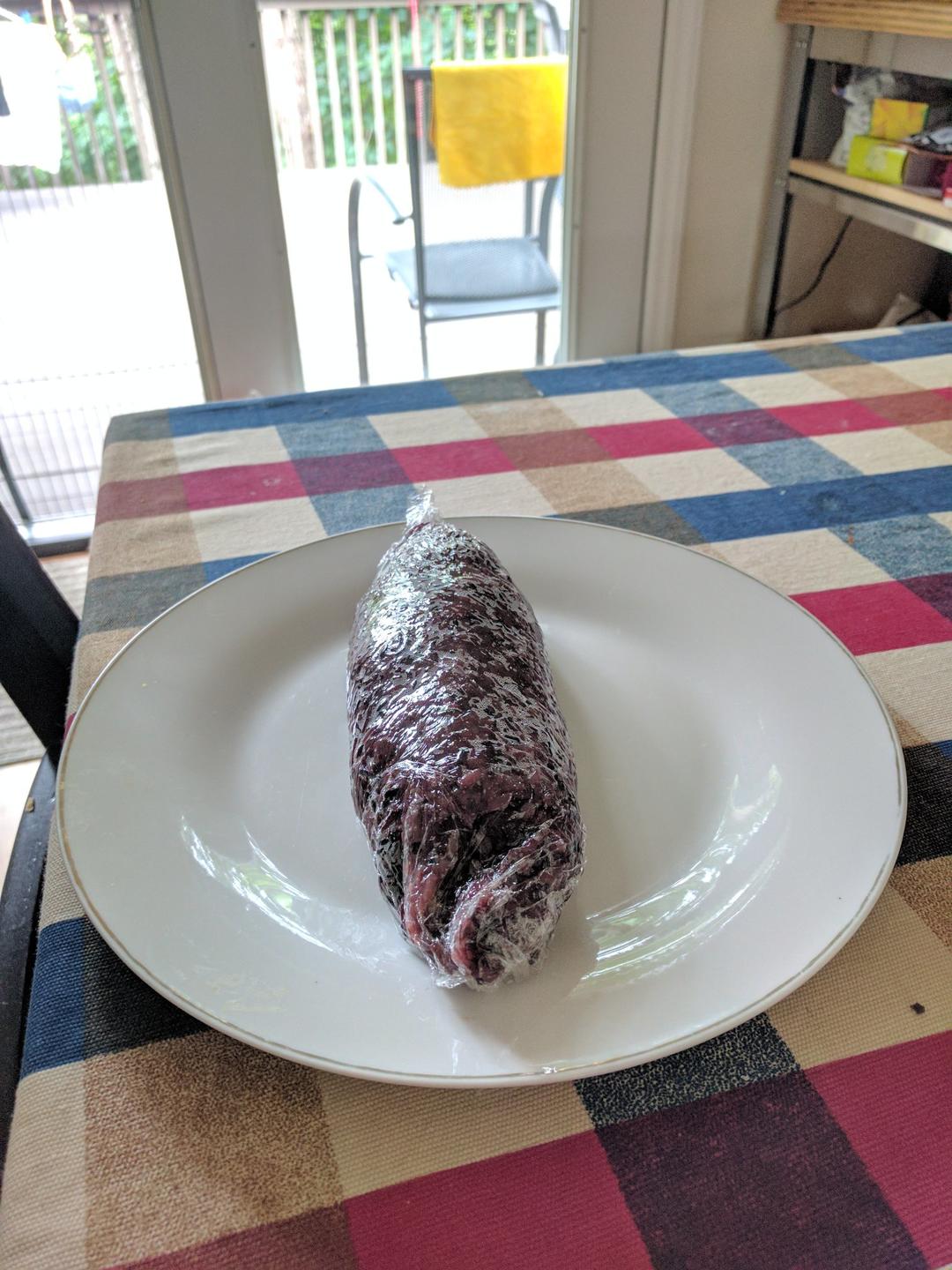 紫米粢饭团