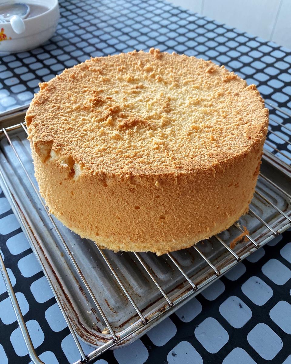 戚风蛋糕（不回缩，裱花打底首选）