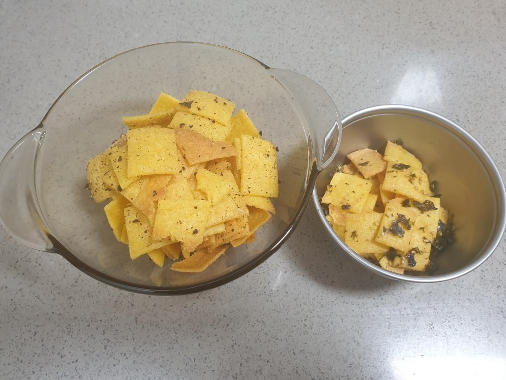 玉米片 玉米锅巴 烤箱版锅巴的做法