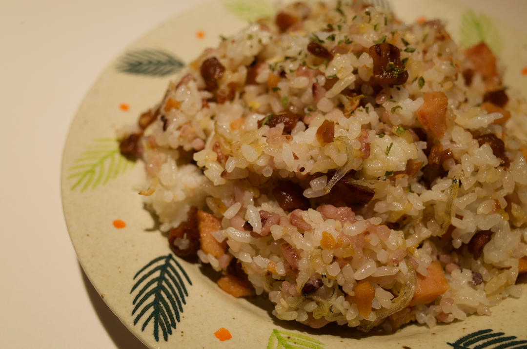 梅子小银鱼炒饭