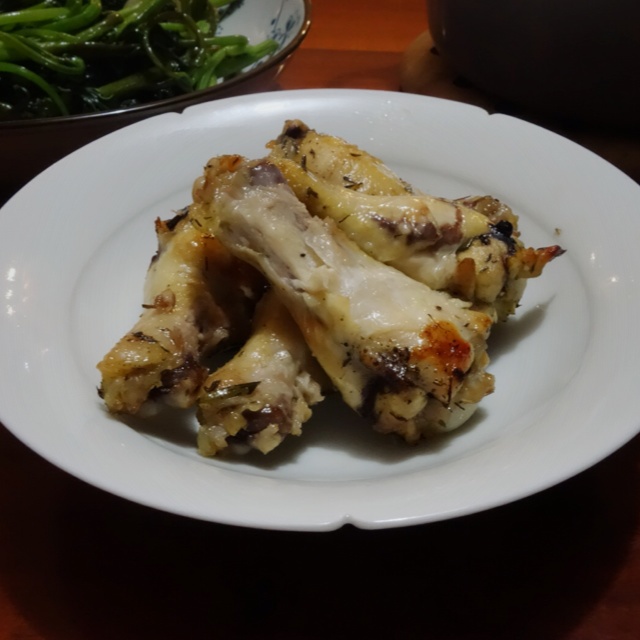 柠檬百里香烤翅根