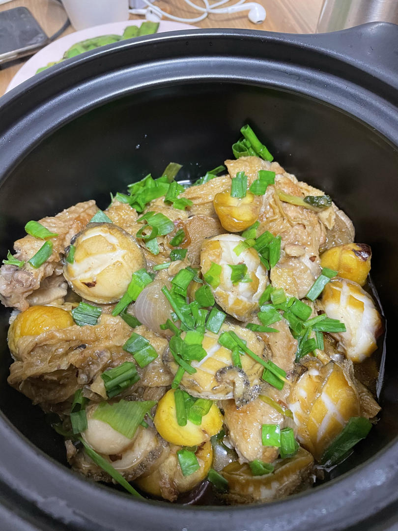 鲍鱼鸡翅煲（家庭版）