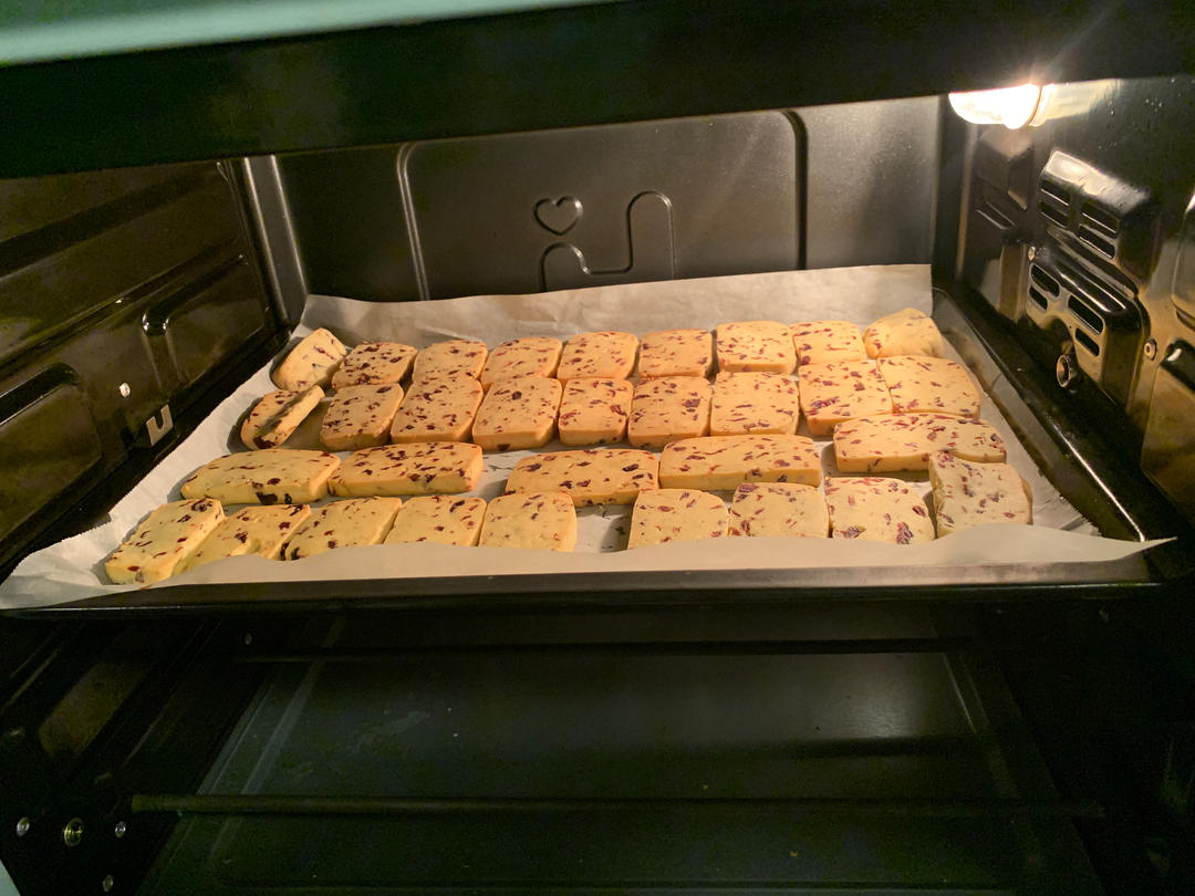 低糖少油版蔓越莓饼干