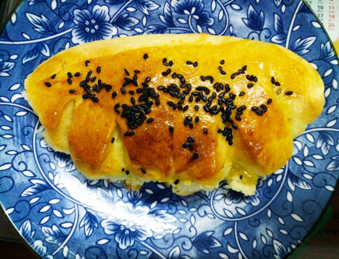 黄米蜜豆小餐包