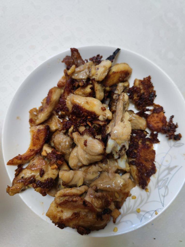 蒜香煎鸡腿肉