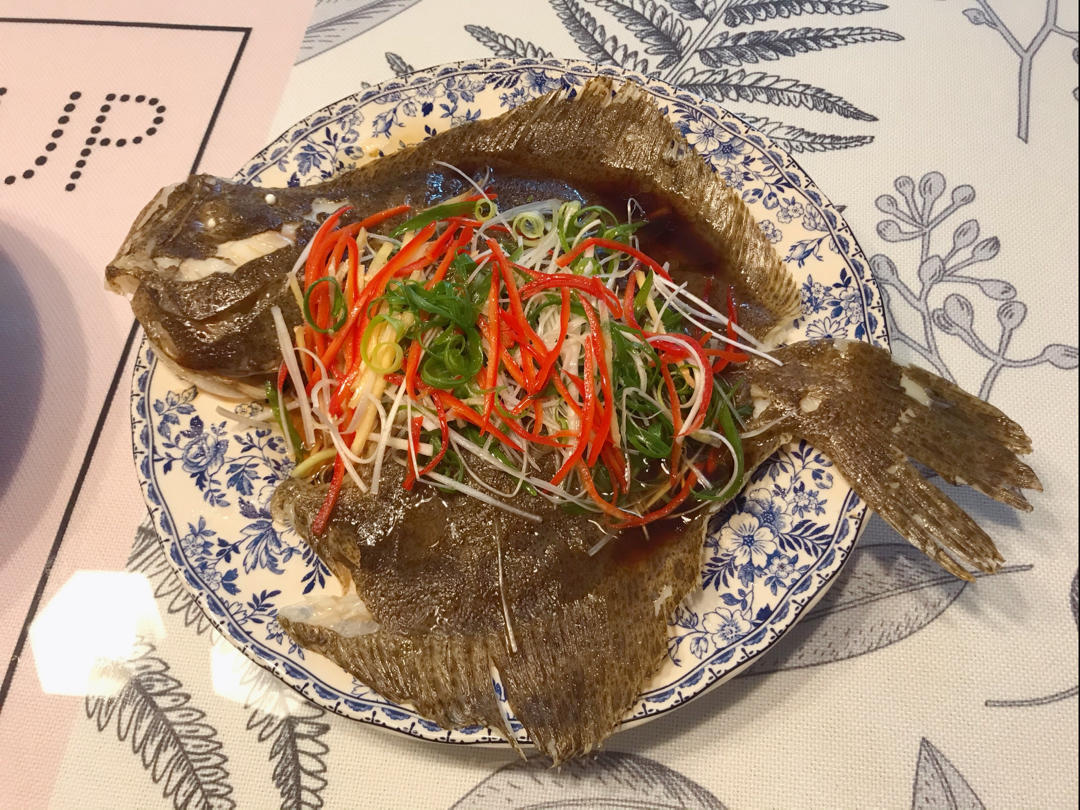 清蒸多宝鱼