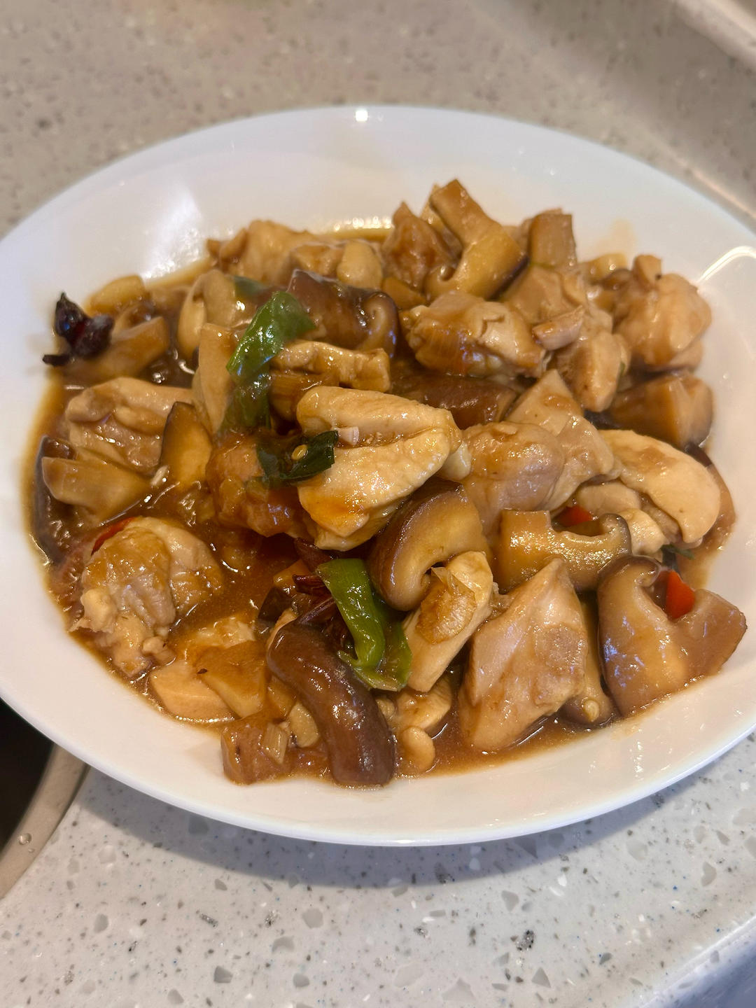 香菇滑鸡（快手菜）