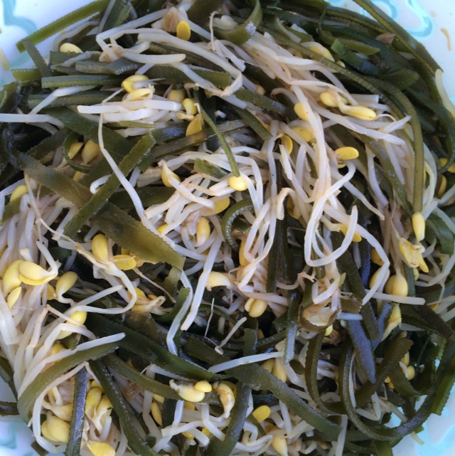 海带拌黄豆芽